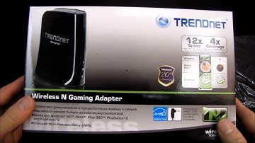 TrendNET TEW-647GA Wireless N Gaming Adapter Unboxing & First Look Linus Tech Tips