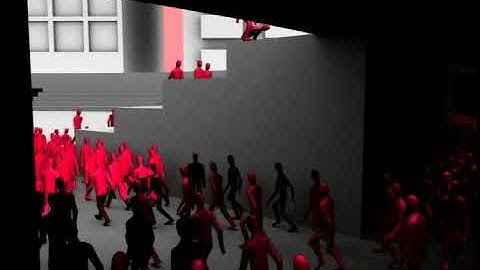 Copy of Crowd Simulation using C++ Renderman and Maya