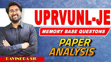 UPRVUNL paper analysis 💥| memory based QA | Benefits of mock test 🔥🔥
