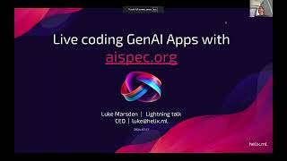 Live coding a GenAI app with open source models and RAG with AISpec and Helix in 10 minutes