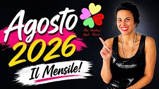 Cancro 💝 IL TUO PALCOSCENICO! Agosto 2026 Lettura Tarocchi-Oroscopo 
