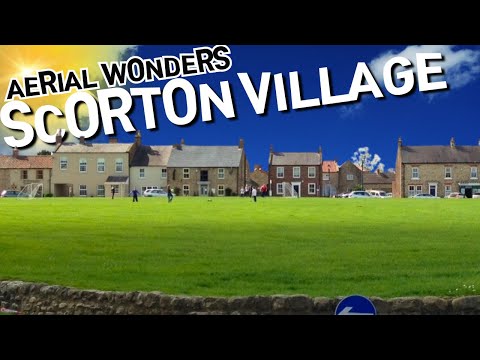 Scorton Village in 4K: A Charming English Countryside Drone Tour