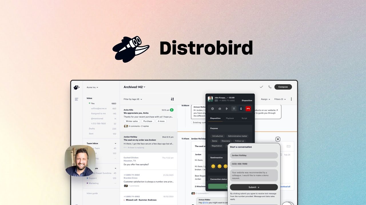 Distrobird Lifetime Deal $59 - Manage your entire sales process in one place