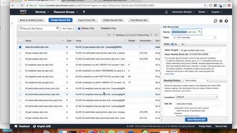 Route 53 configuration in active-active