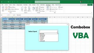 Excel VBA Tutorial | Fill ComboBox with Table Column Headers (Step-by-Step)