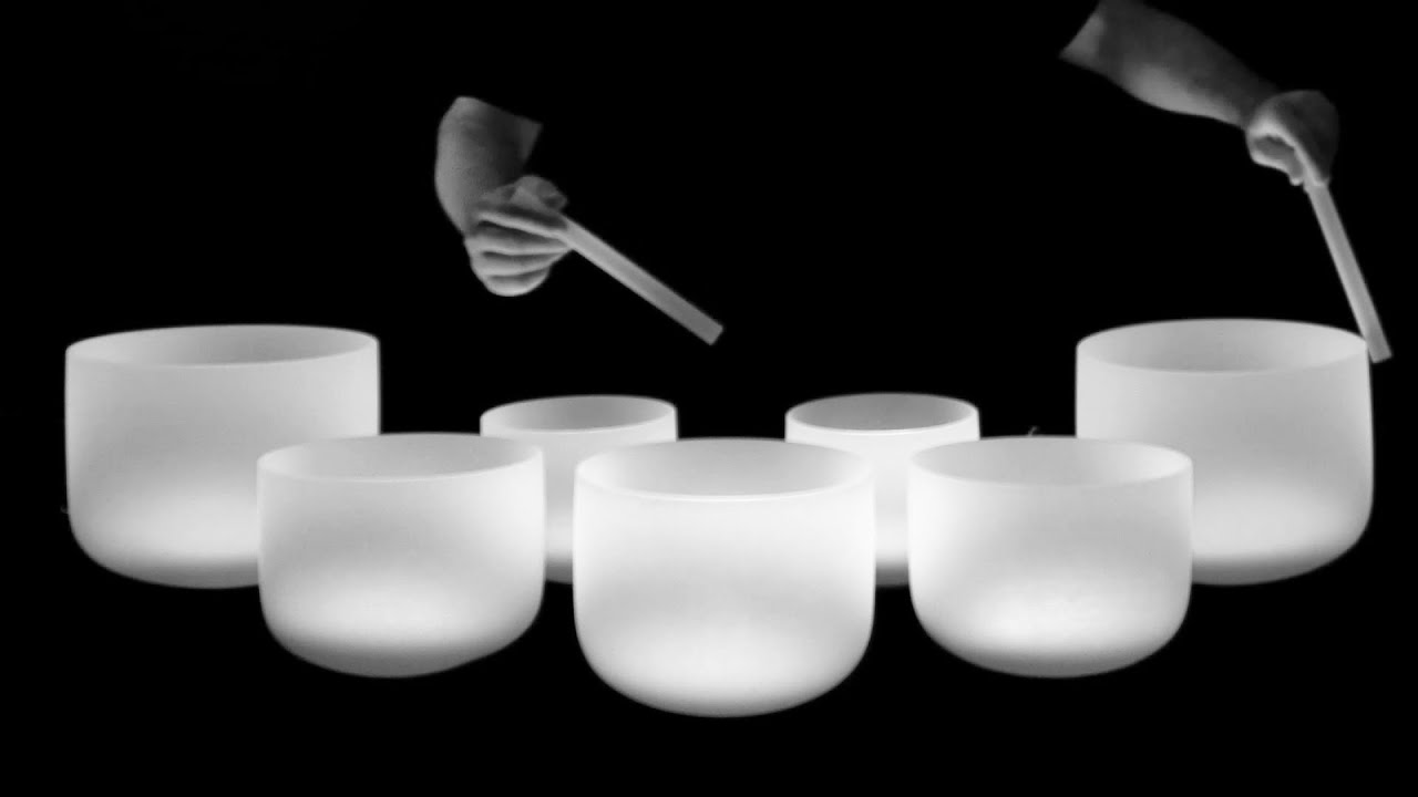 432 Hz Crystal Singing Bowls | Deep Sleep and Positivity Boost - YouTube