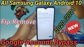 Samsung Galaxy A10s SM-A107 U7/B7 Frp Remove /Google Account Bypass Android 10  Easy Solution
