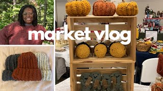 CRAFT MARKET VLOG | Fall Crochet Craft Fair With Me!