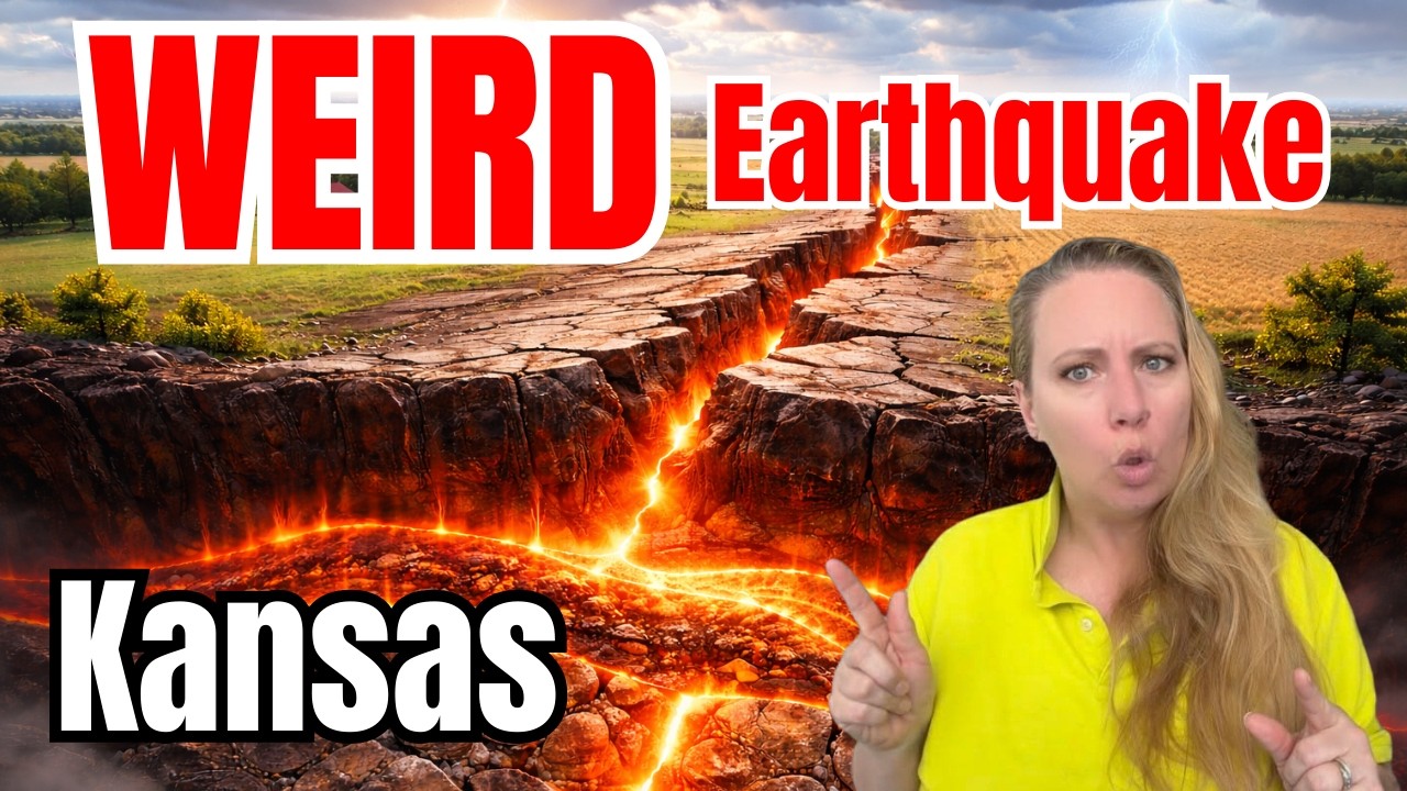 ⚠️Earthquake strikes Kansas above Ancient Volcanoes at Midcontinent Rift System !!