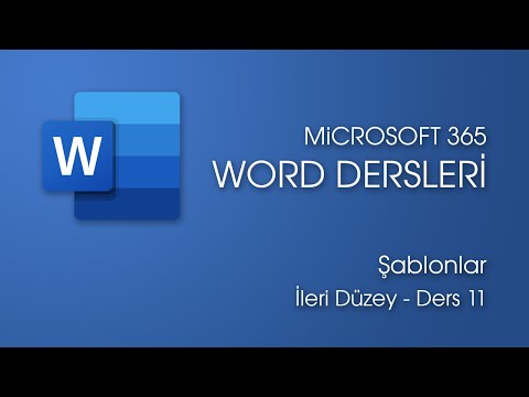 Video: Word şablonu ne için kullanılır?