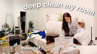deep cleaning my NEW ROOM