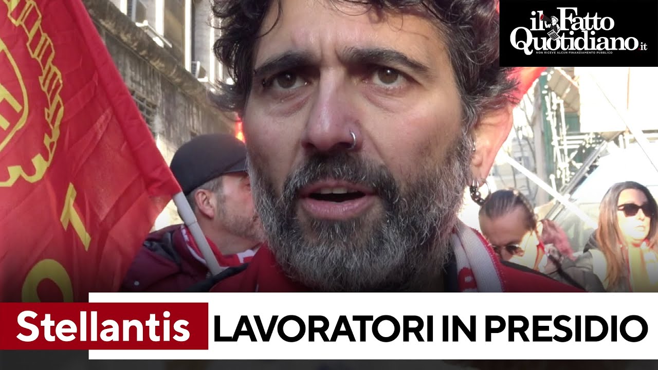 Stellantis, la protesta: 