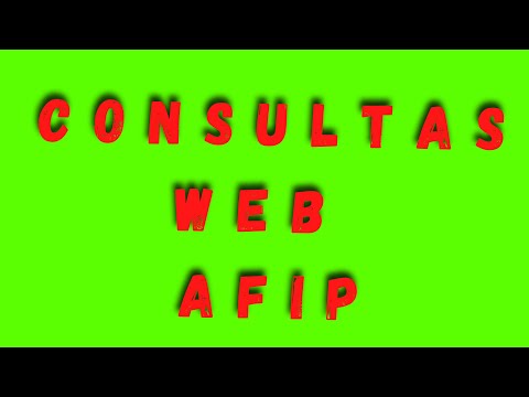 ?AFIP  - Servicio CONSULTAS WEB AFIP ? #tutorialafip