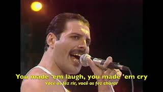 Queen - Bohemian Rhapsody - Radio Ga Ga - Live Aid (Tradução) - HQ