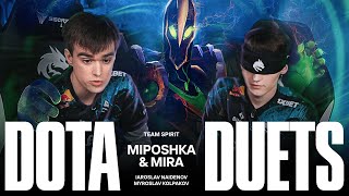 TEAM SPIRIT: DOTA DUETS. MIPOSHKA & MIRA