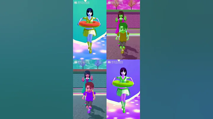 Which one do you like ? Sakura School Simulator Part 930 #shorts - Coffin Dance Song Cover