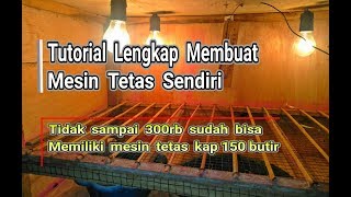 Cara lengkap membuat mesin tetas sendiri modal murah kap 150 butir