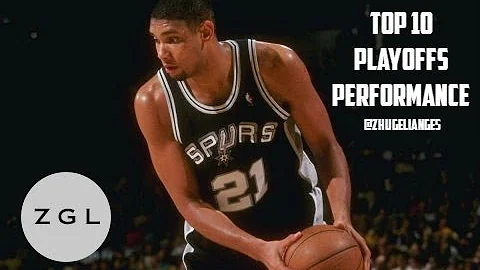 Tim Duncan Top 10 Playoffs Performance of Career