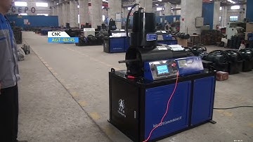 AGD 32、40、45、50 operation display of CNC rebar upsetting forging machine