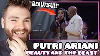 British Guy Reacts to Putri Ariani 'Beauty and the Beast' (David Foster Asia 2023) REACTION!