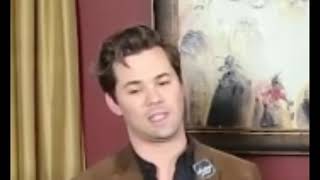 i have 60 subs now so here&#39;s andrew rannells saying lesbians for almost seven minutes