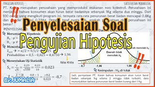 PENYELESAIAN SOAL PENGUJIAN HIPOTESIS OLEH JUMALIA