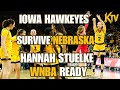 Iowa Hawkeyes SURVIVE Nebraska Huskers RALLY LATE for the WIN CHIT CHAT WRIGHT IS LEGIT