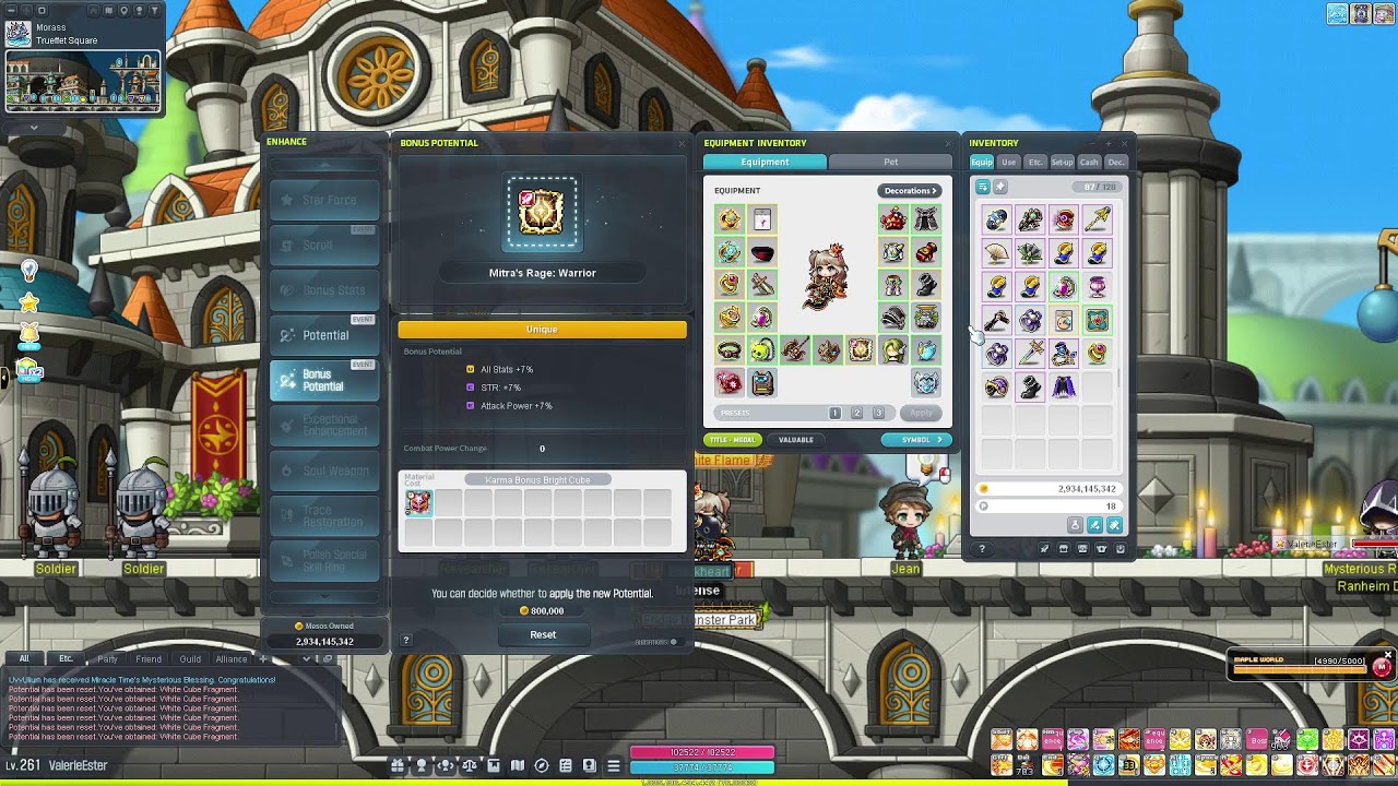 [GMS Scania] Accessories DMT, MM bossing Chaos Gloom, and dailies