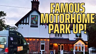 This Brit Stops Motorhome Park Up was on TV!