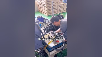 Hydraulic servo system can improve accuracy #hydraulic #servomotor #hydraulicsystem #hydraulicpress