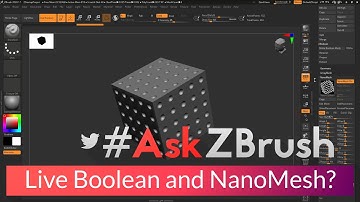 #AskZBrush: “How can I use Live Boolean with a NanoMesh Subtool?”