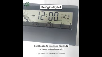 RELÓGIO DIGITAL DISPLAY LCD | CooverL BR