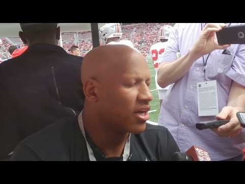 Ryan Shazier at OSU spring game