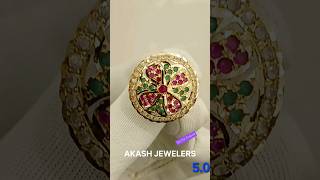 Bridal Ring Studded With Gems