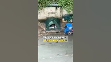 Trung bình shipper đi giao hàng kiểu #giaitri #tintuc #xahoi #shipper