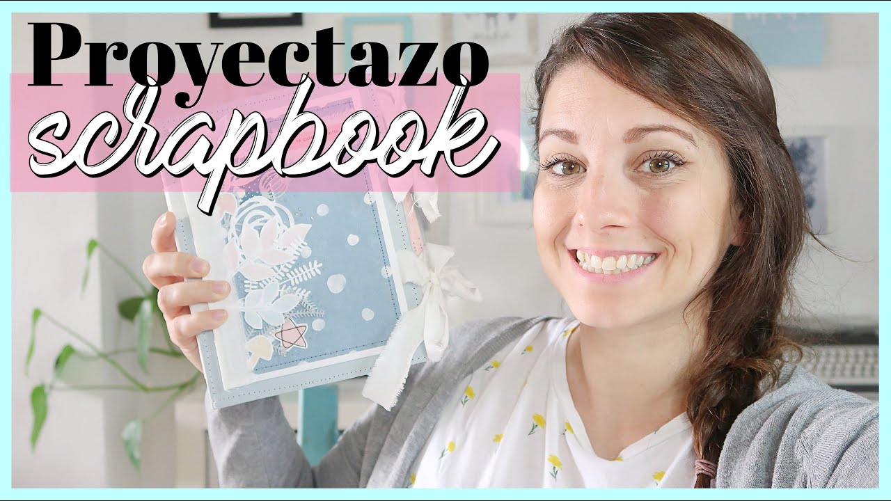 TUTORIAL SCRAPBOOKING TRAPO ♡ Álbum Grande MUY FÁCIL con COLECCIÓN DIGITAL Trapo ♡ Laura Inguz