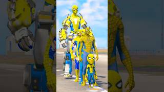 All Yellow Spiderman Vs Spider Hulk Punch Battle Who Is Strongest