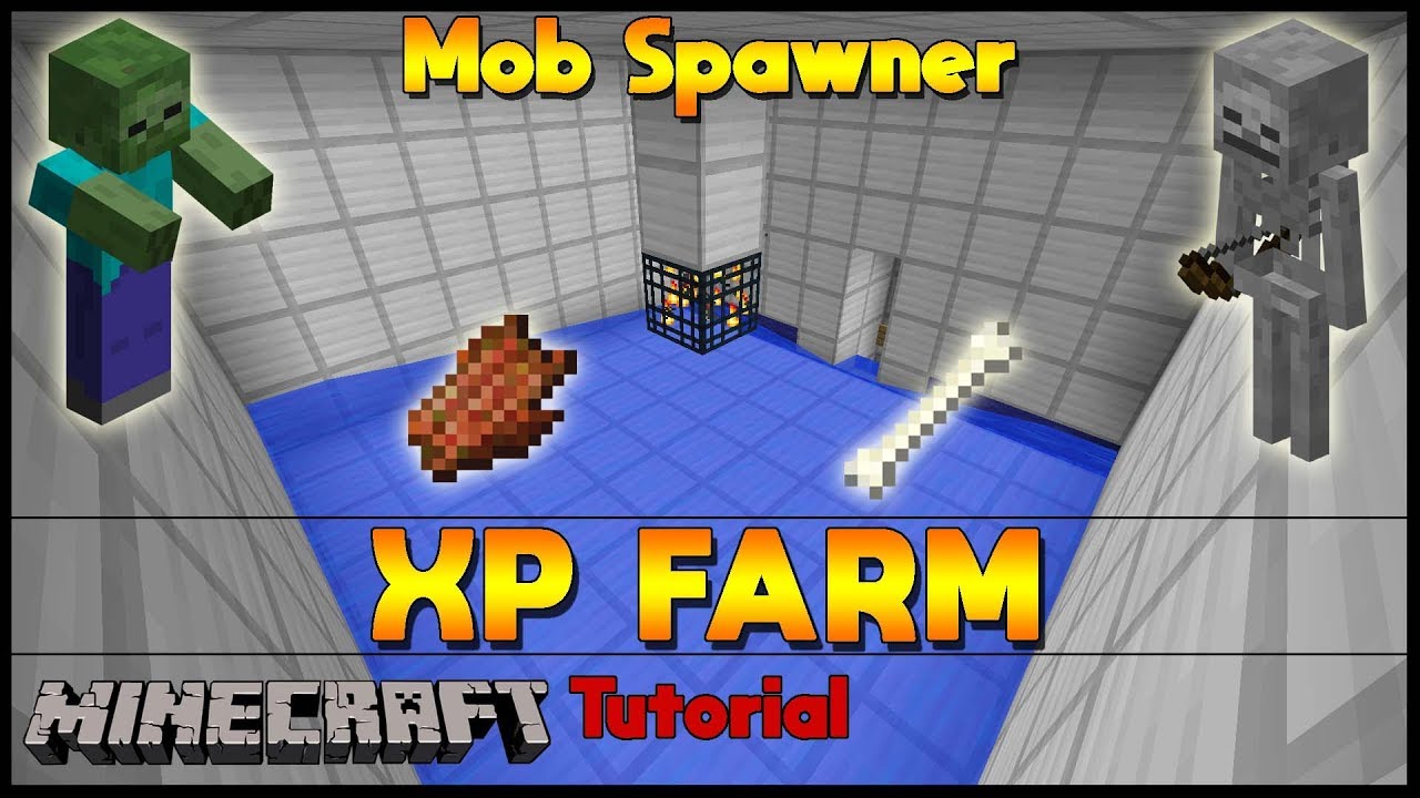 Minecraft 1.13 Tutorial :: Mob Spawner XP Farm :: (NEW VIDEO IN