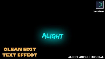 Glow Lyric Alight Motion Tutorial || Text Transform + Wave Warp + pulse Opacity Effect ||