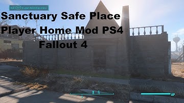 Awesome Fallout 4 Player Home Mod PS4 Sanctuary Safe Place Mod PS4!