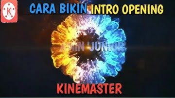 Cara bikin intro youtube di kinemaster || intro asap berwarna