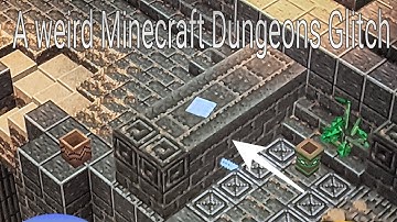 I found a weird Minecraft Dungeons Glitch 🤔