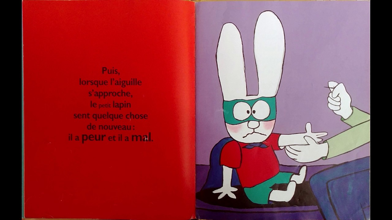 Livre Simon le lapin