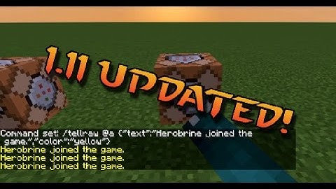 HEROBRINE JOINED THE GAME - MINECRAFT TUTORIAL