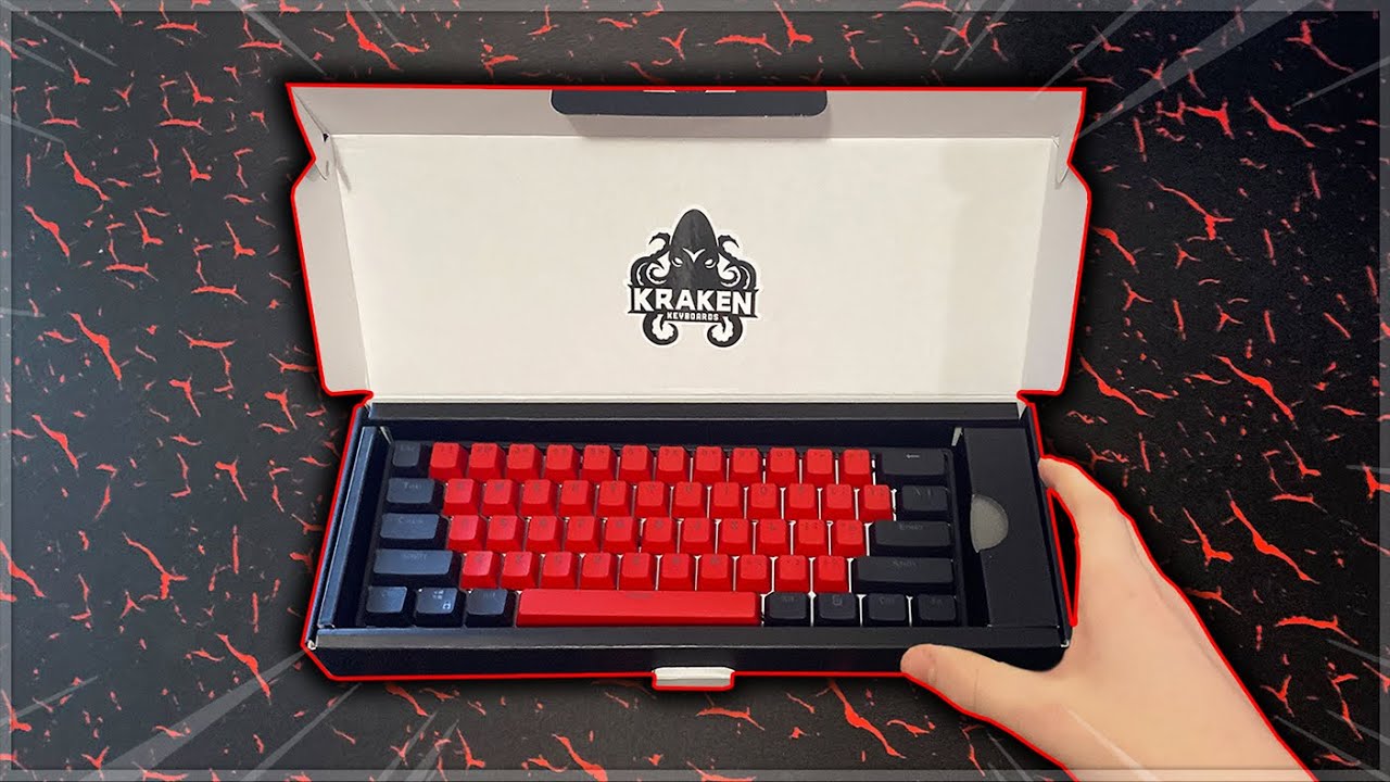 Kraken Pro 60 bred Edition 60% Mechanical Keyboard RGB Gaming Keyboard