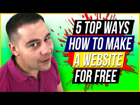 How to Create A Website For Free Guide  🔥