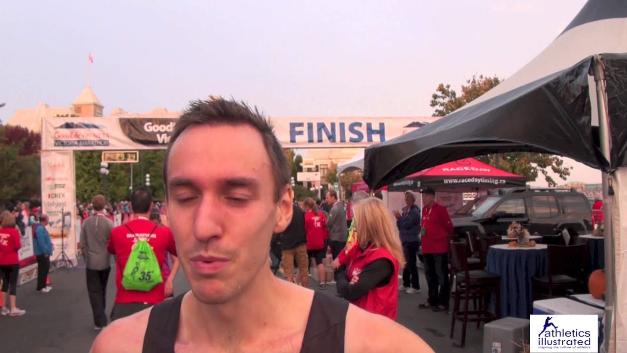 Geoff Martinson Interview - 2014 GoodLife Fitness Victoria 8K