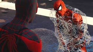 Peter Parker vs Miles Morales in Marvel's Spider-Man 2 (Spider-Man PS4 Mods)