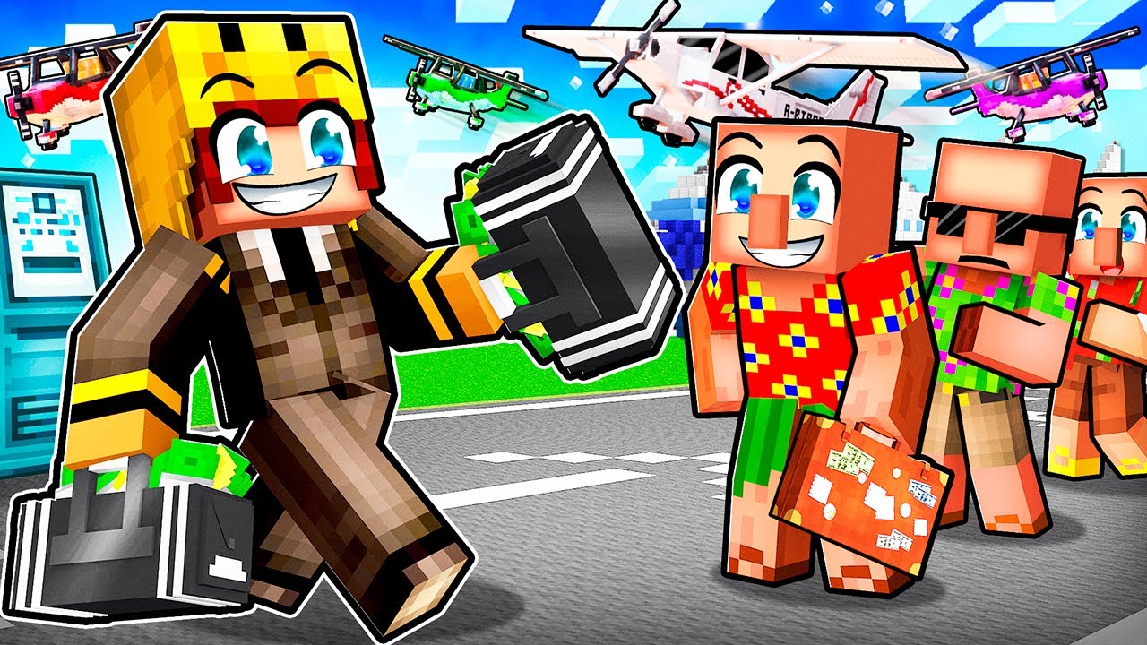 Mijn EIGEN VLIEGVELD OPENEN in MINECRAFT!