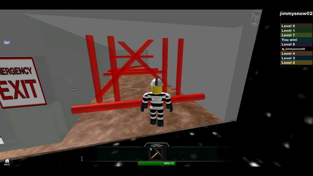 Roblox Escape Jail Obby By Jimmysnow02 Walkthrough New Version 3 1 2013 Youtube - roblox escape jail obby 2